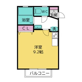 サンハイツ柴田【2階】の間取り