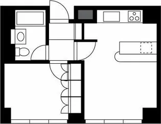 マナハウス四谷【1階】の間取り