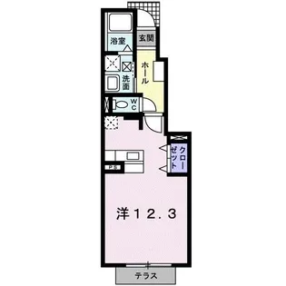 Casa Riviera【1階】の間取り