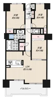 アマックス横浜【4階】の間取り