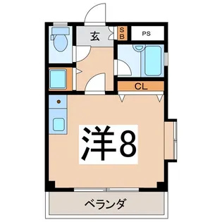 メイプルST【3階】の間取り