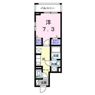 メープルコート小川【3階】の間取り