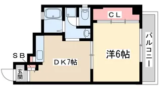 レクシア新大阪【11階】の間取り