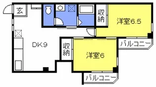 ニューマンションスズキ【3階】の間取り