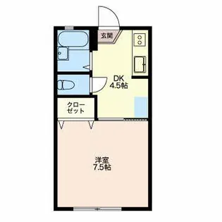 Y.Yシーサイドパレス 壱番館【1階】の間取り
