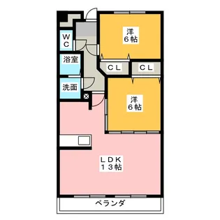エレガンテ・フォレスタ【2階】の間取り