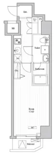 エル・グランジュテ新宿【6階】の間取り