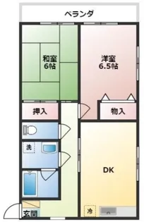 コーポハイネス【2階】の間取り