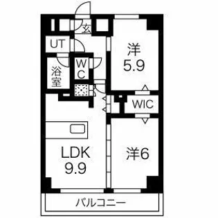 エルフォルテ東日暮里【6階】の間取り