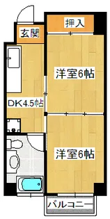 第二山本ビル【5階】の間取り
