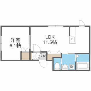 LUCY HOUSE 【ルーシーハウス】【1階】の間取り
