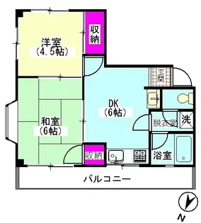ハイムセンスイ【3階】の間取り