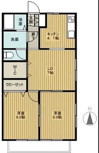 メゾンセラフィム【2階】の間取り
