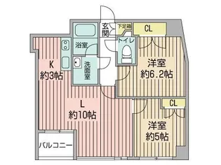 Aden 宮の森【4階】の間取り