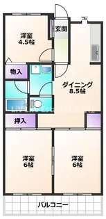 ルミエール【3階】の間取り