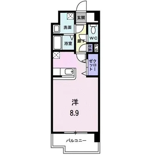 フォーウィルズコート【3階】の間取り