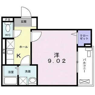 SR.ドーン【2階】の間取り