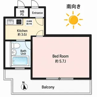 ライオンズマンション西川口第七【2階】の間取り