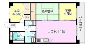 グランドールコーエー【2階】の間取り