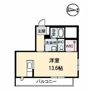 シャーメゾン佐古【2階】の間取り