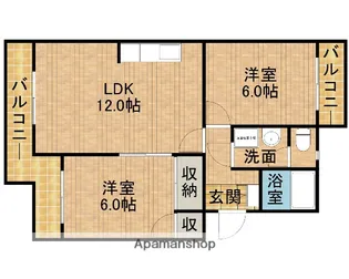 パークホームズ壱番館【2階】の間取り