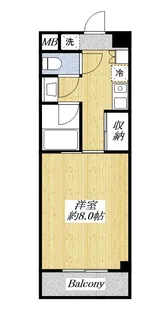 三沢NKマンション【2階】の間取り