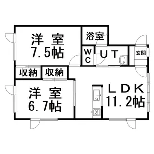 ルームス【1階】の間取り