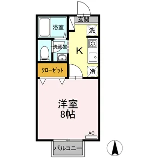 セジュールNK【1階】の間取り