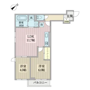 アーバンライフもねの里【3階】の間取り