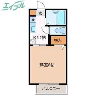 ステージア日永 E【2階】の間取り