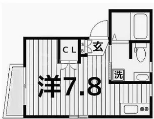 プライムコート【4階】の間取り