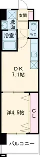 プレミア片野【8階】の間取り