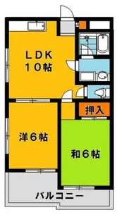 レジデンス陽南【3階】の間取り