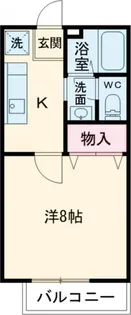 ハイツ プラム【1階】の間取り