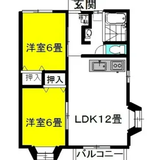 グランシャリオ 4番館【1階】の間取り