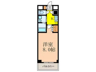 エステムヒルズ新大阪【9階】の間取り