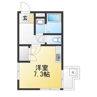 大和屋マンション【3階】の間取り