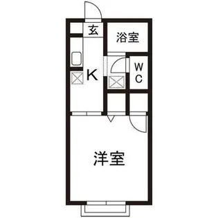サンビアンR棟【2階】の間取り