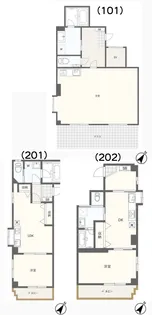 スリーストーリー広尾マンション【1階】の間取り