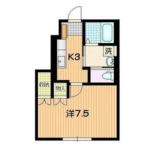 ソワサントセーズ長田町I【1階】の間取り