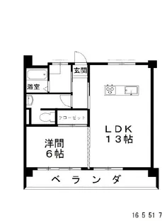 コーポ西尾【3階】の間取り