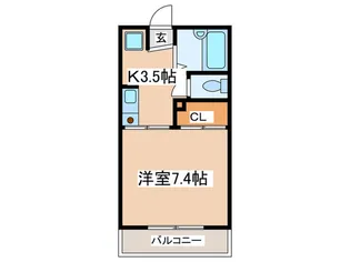 ファジール紫【2階】の間取り