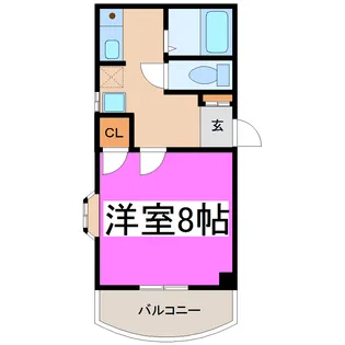 パークサイドビル【4階】の間取り