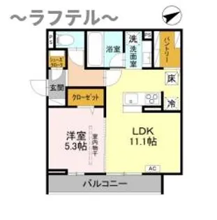 (仮称)D-Sereno豊岡5丁目 A棟【1階】の間取り