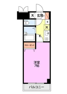 レジデンス米山【2階】の間取り