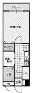 リッツ・ハウス【5階】の間取り
