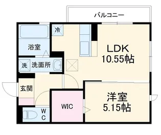 ミツハウスヘキサ【1階】の間取り