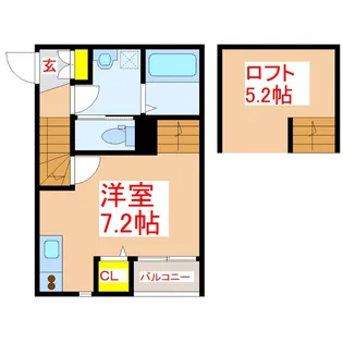 CREA【2階】の間取り