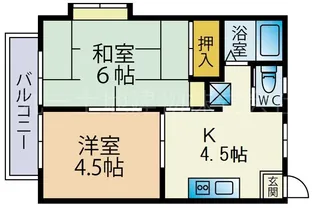 新中島ハイツ【2階】の間取り