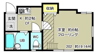 フォレストイン阿佐谷【2階】の間取り
